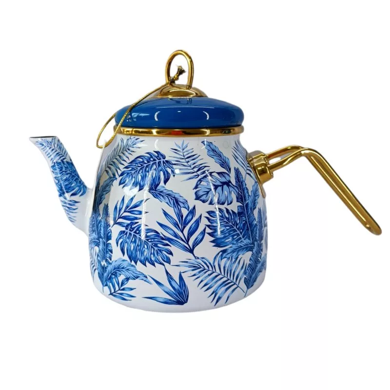 ست کتری و قوری پاچی مدل گلدار