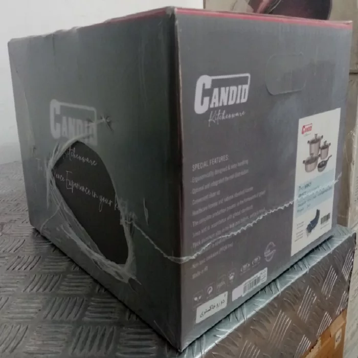 سرویس قابلمه و تابه گرانیتی 7 پارچه کاندید مدل نانسی