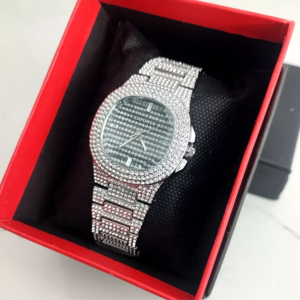 ساعت مچی عقربه ای امپاور مدل فول نگین