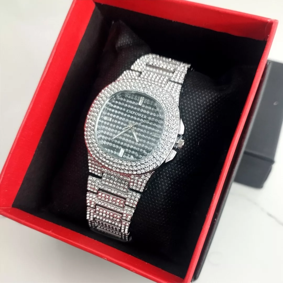 ساعت مچی عقربه ای امپاور مدل فول نگین