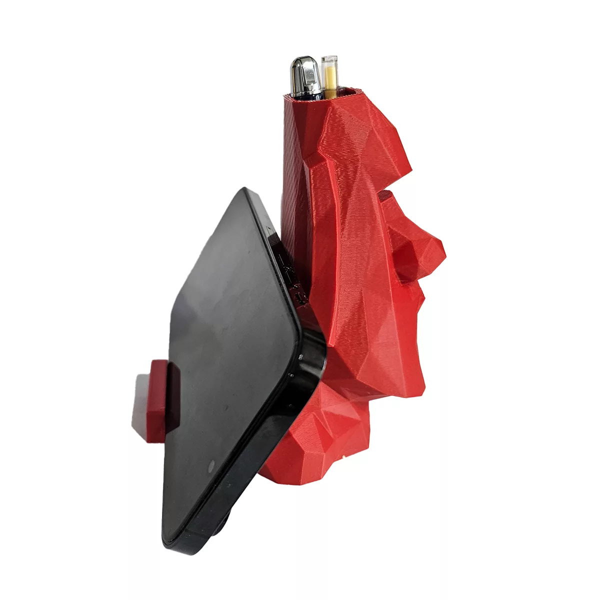 پایه نگهدرنده رومیزی گوشی موبایل و تبلت مدل مواری سه کار