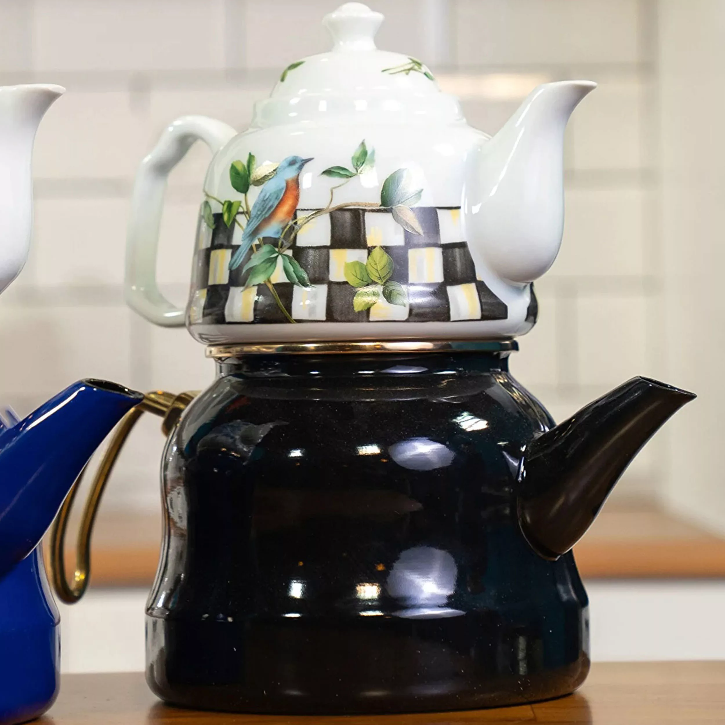 ست کتری و قوری میس بتی مدل Royal - siyah