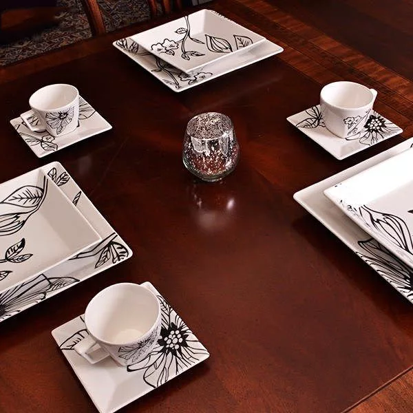 سرویس غذاخوری 30 پارچه آکسفورد مدل Zoe