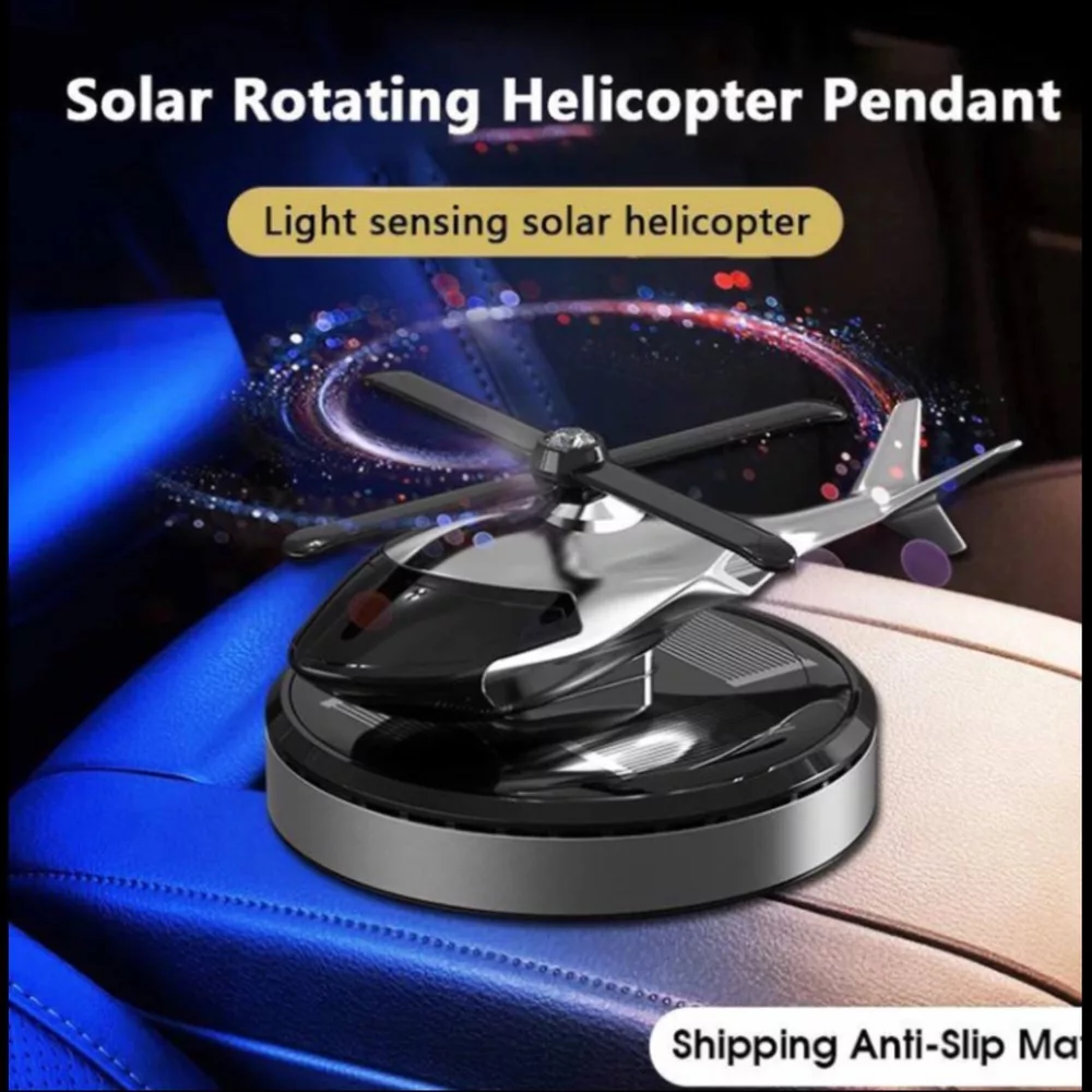 خوشبوکننده خودرو خورشیدی مدل هلیکوپتر کد solar new2024