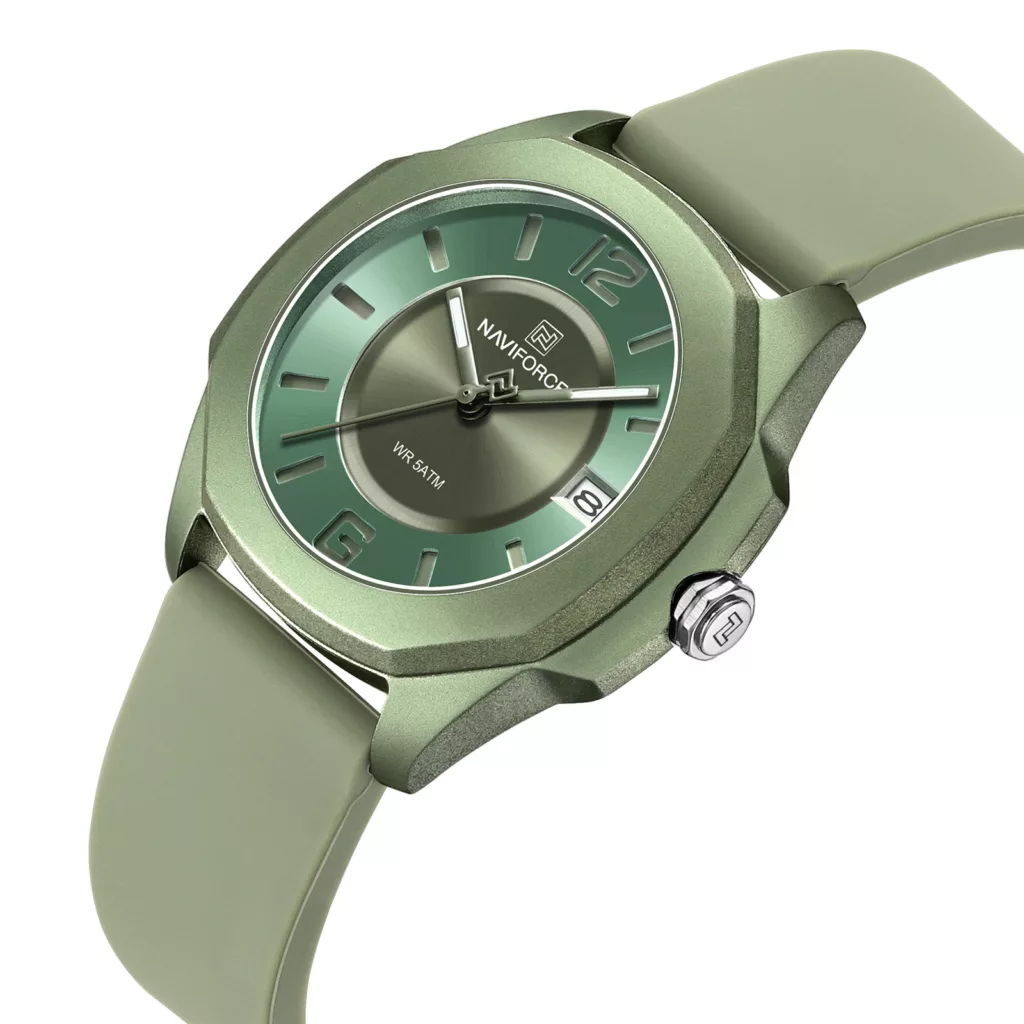 ساعت مچی عقربه‌ای زنانه نیوی فورس مدل naviforce 7107