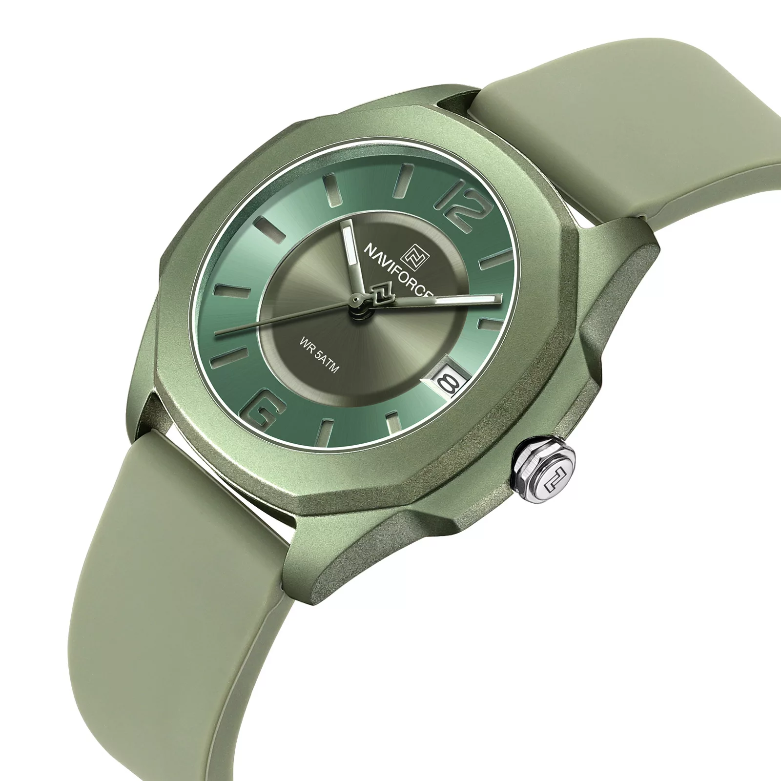 ساعت مچی عقربه‌ای زنانه نیوی فورس مدل naviforce 7107