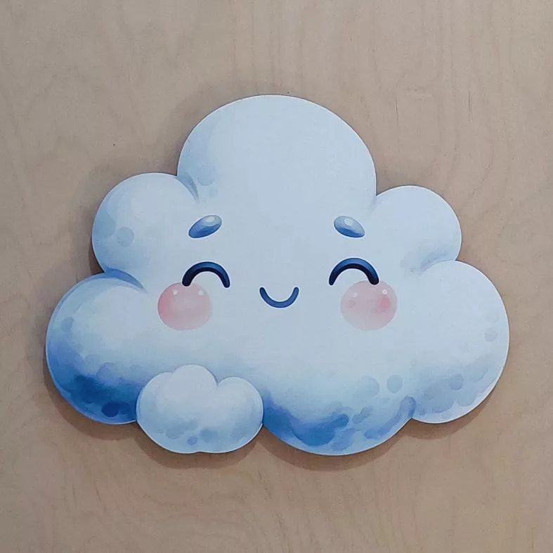 چراغ خواب اتاق کودک مدل ابر LU069