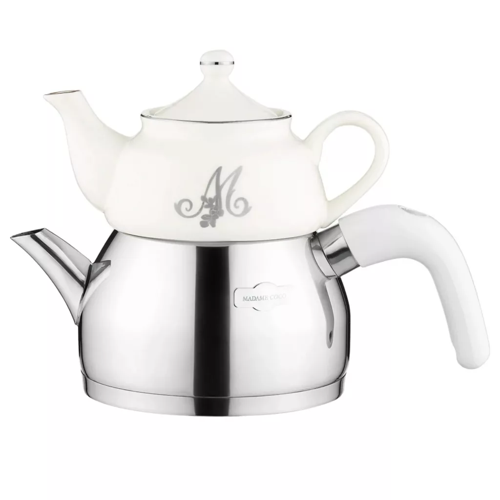 ست کتری و قوری مادام کوکو مدل Matera گنجایش کتری 1 لیتر گنجایش قوری 0.45 لیتر