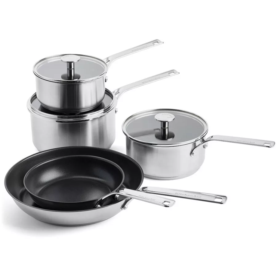 سرویس قابلمه و تابه تفلون 8 پارچه کیچن اید مدل CC004221-001