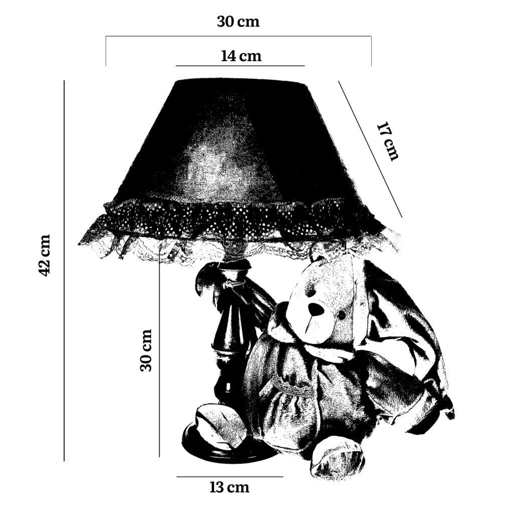 چراغ خواب کودک نی نی سیس مدل عروسکی طرح خرس نانان کد FBF/JPN