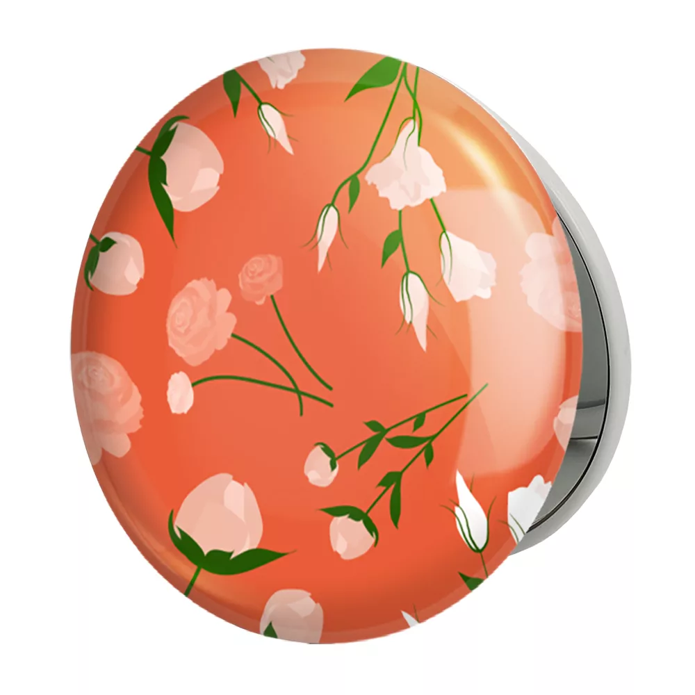 آینه جیبی خندالو طرح گل گلی مدل تاشو کد 29016