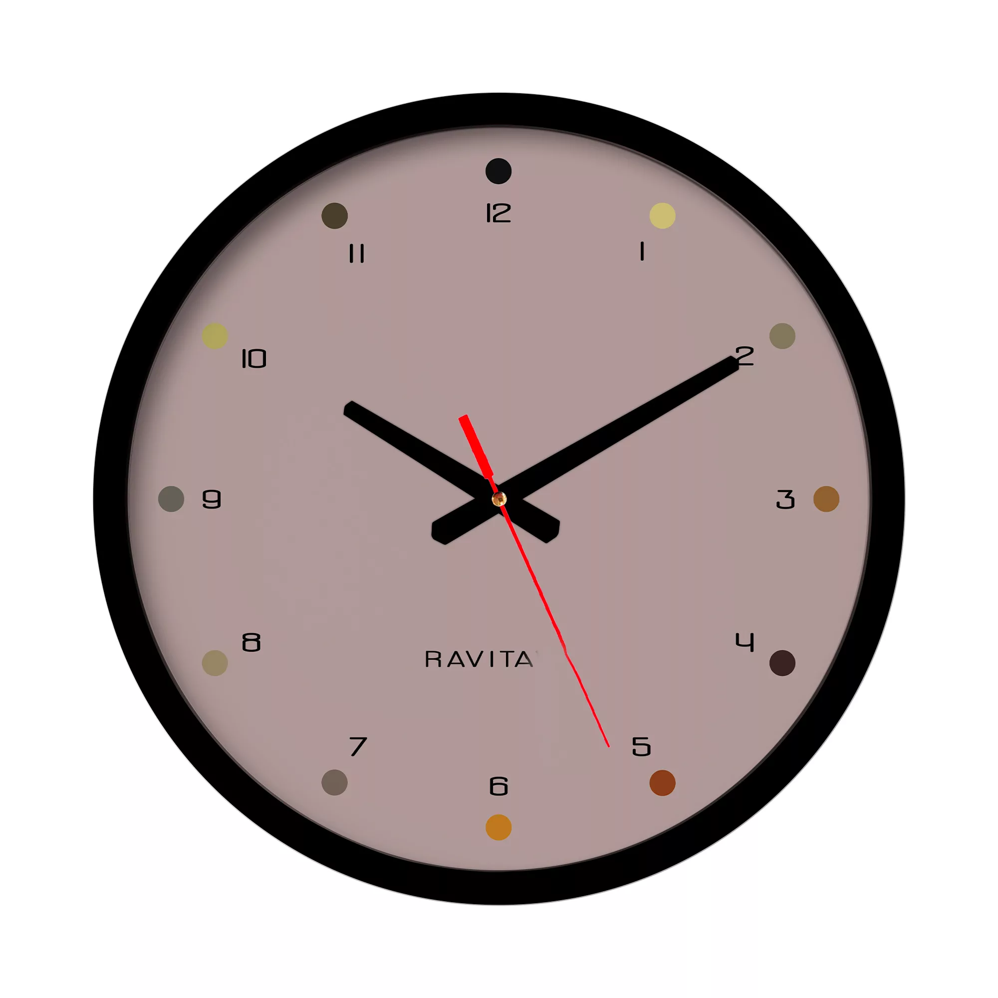 ساعت دیواری راویتا مدل مینیمال کد 3639