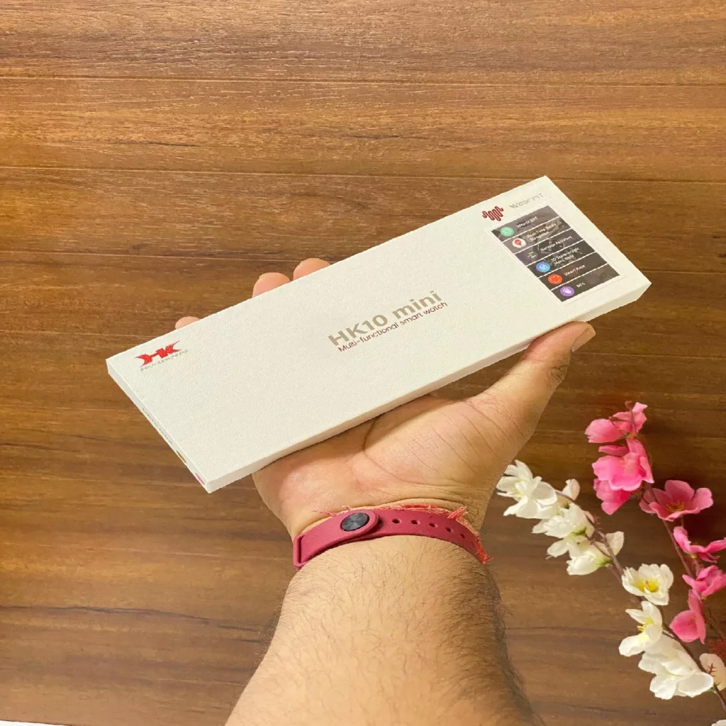 ساعت هوشمند 41 میلی متری  ویرفیت مدل HK10 mini  با دو بند سیلیکونی