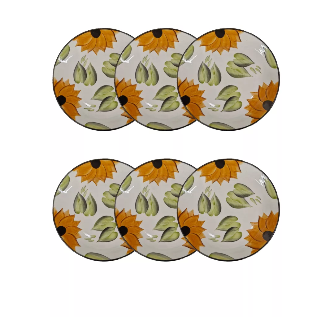 سرویس غذا خوری 25 پارچه مدل آفتابگردان