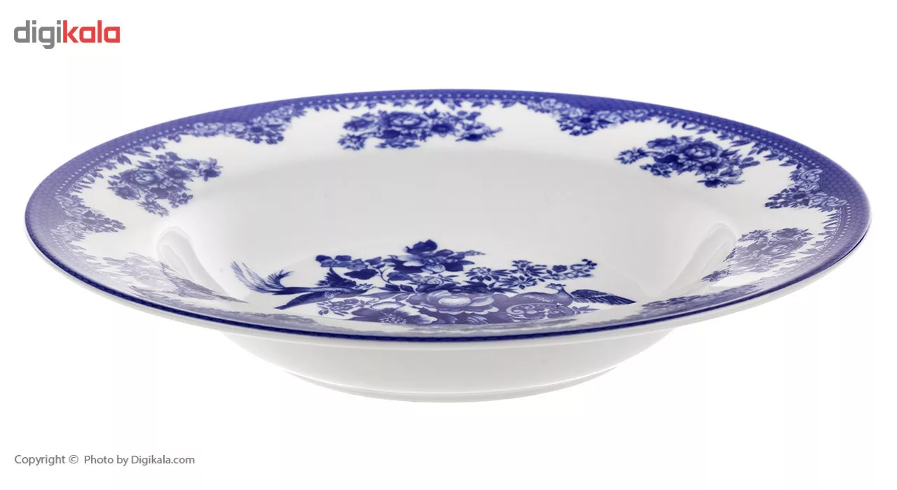 سرویس غذاخوری 28 پارچه چینی زرین ایران سری ایتالیا اف مدل Florance 2 درجه عالی