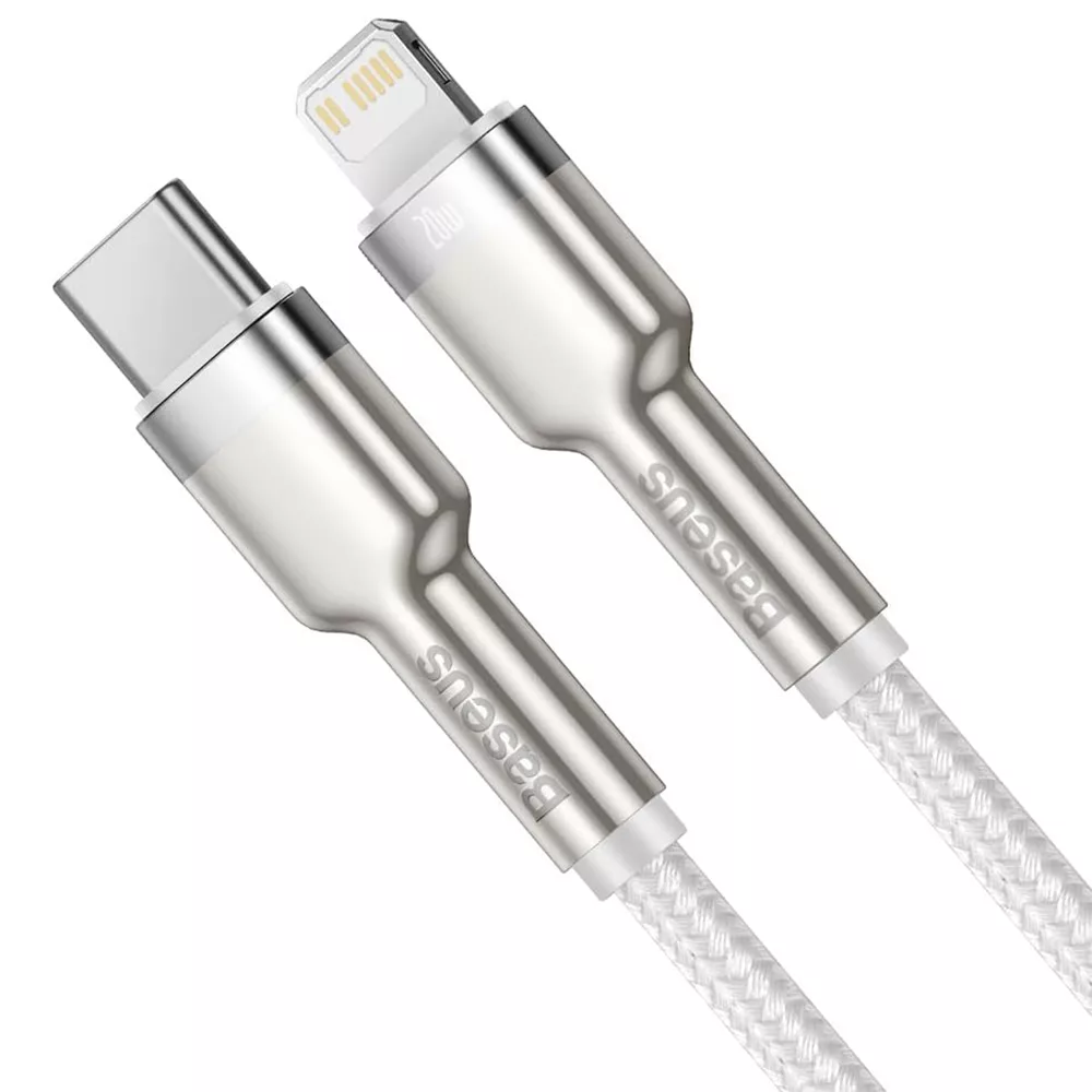 کابل تبدیل USB-C به لایتنینگ بیسوس مدل CATLJK-A02 Zinc Alloy PD20W طول 1 متر
