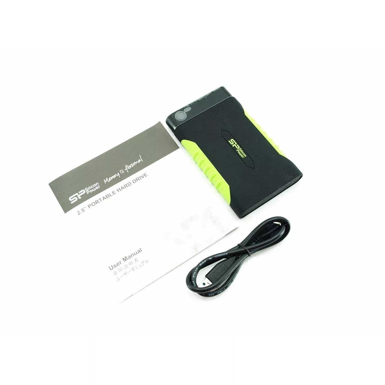 هارد اکسترنال سیلیکون پاور مدل Armor A15 ظرفیت یک ترابایت دارای رابط USB Type-A 3.2