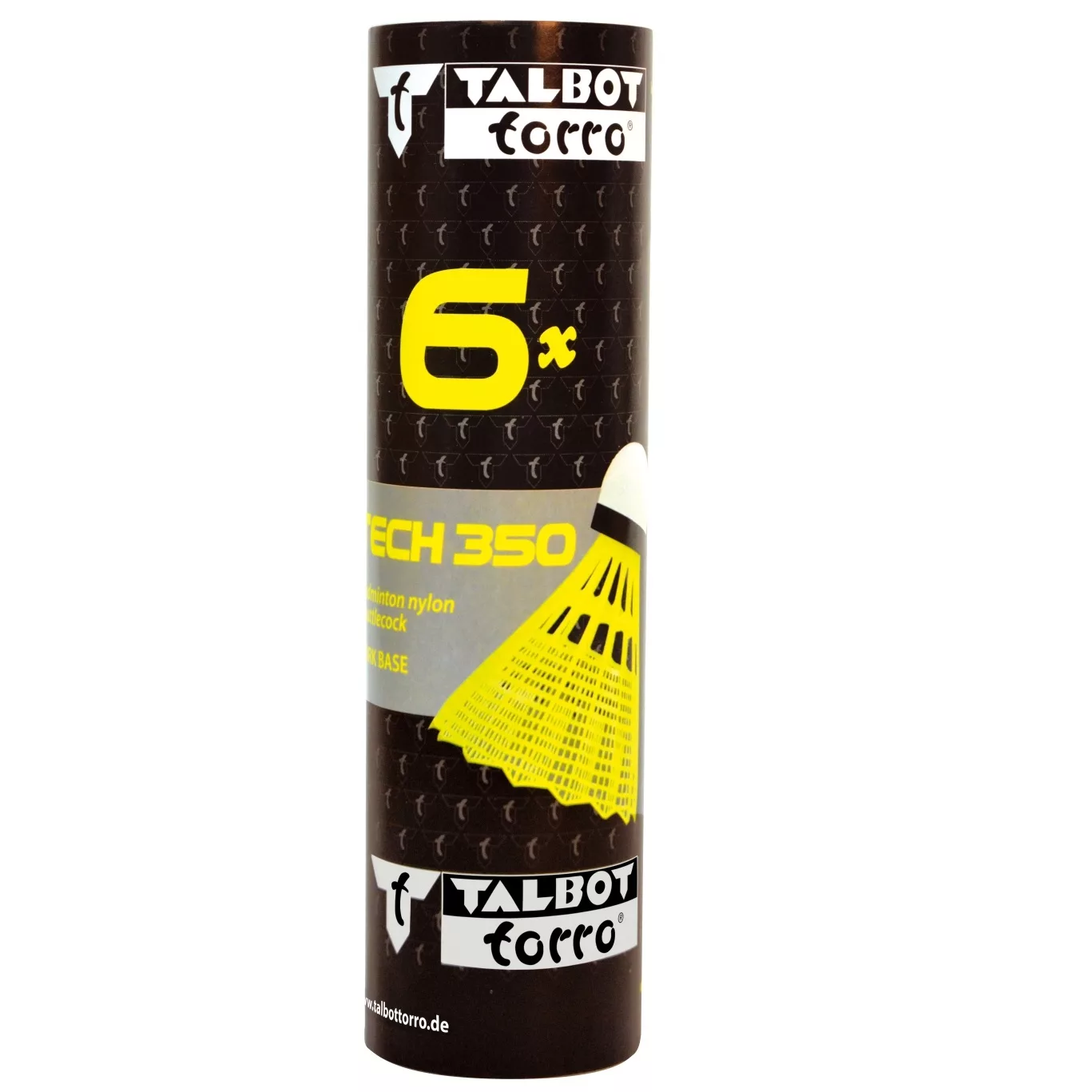 توپ بدمینتون تالبوت تورو مدل Tech 350 Medium بسته 6 عددی