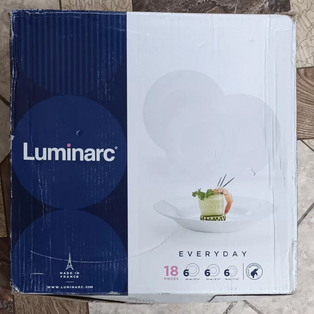 سرویس غذا خوری 18 پارچه لومینارک مدل every day