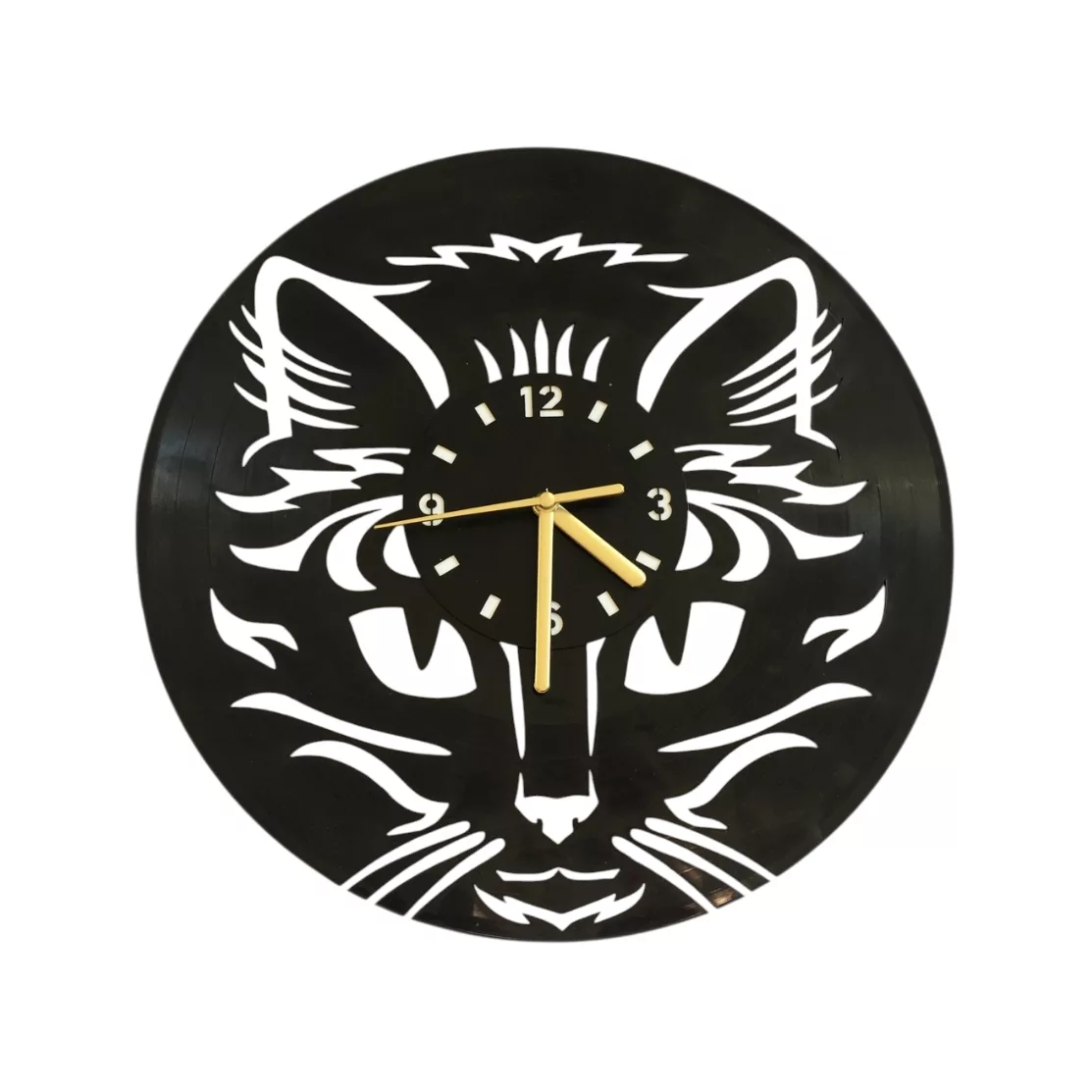 ساعت دیواری کوارتز مدل گربه 2