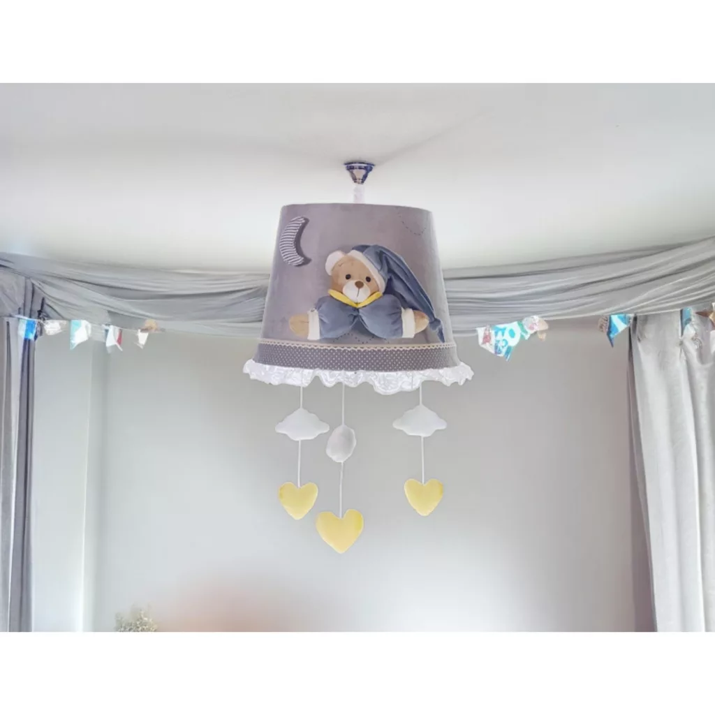 لوستر اتاق کودک نی نی سیس طرح خرس نانان کد LMN212