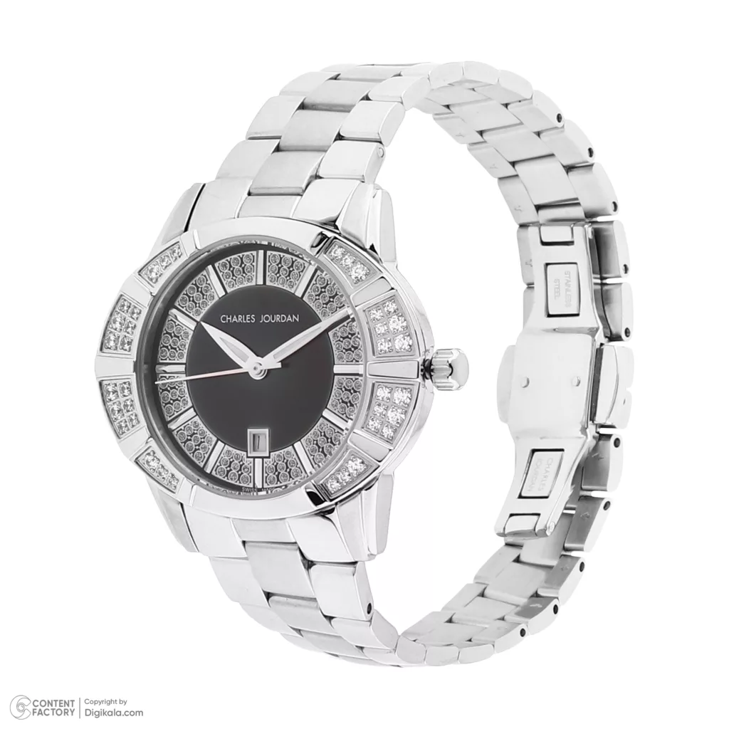 ساعت مچی عقربه‌ای کوارتز زنانه چارلز جردن مدل MOON 185.22