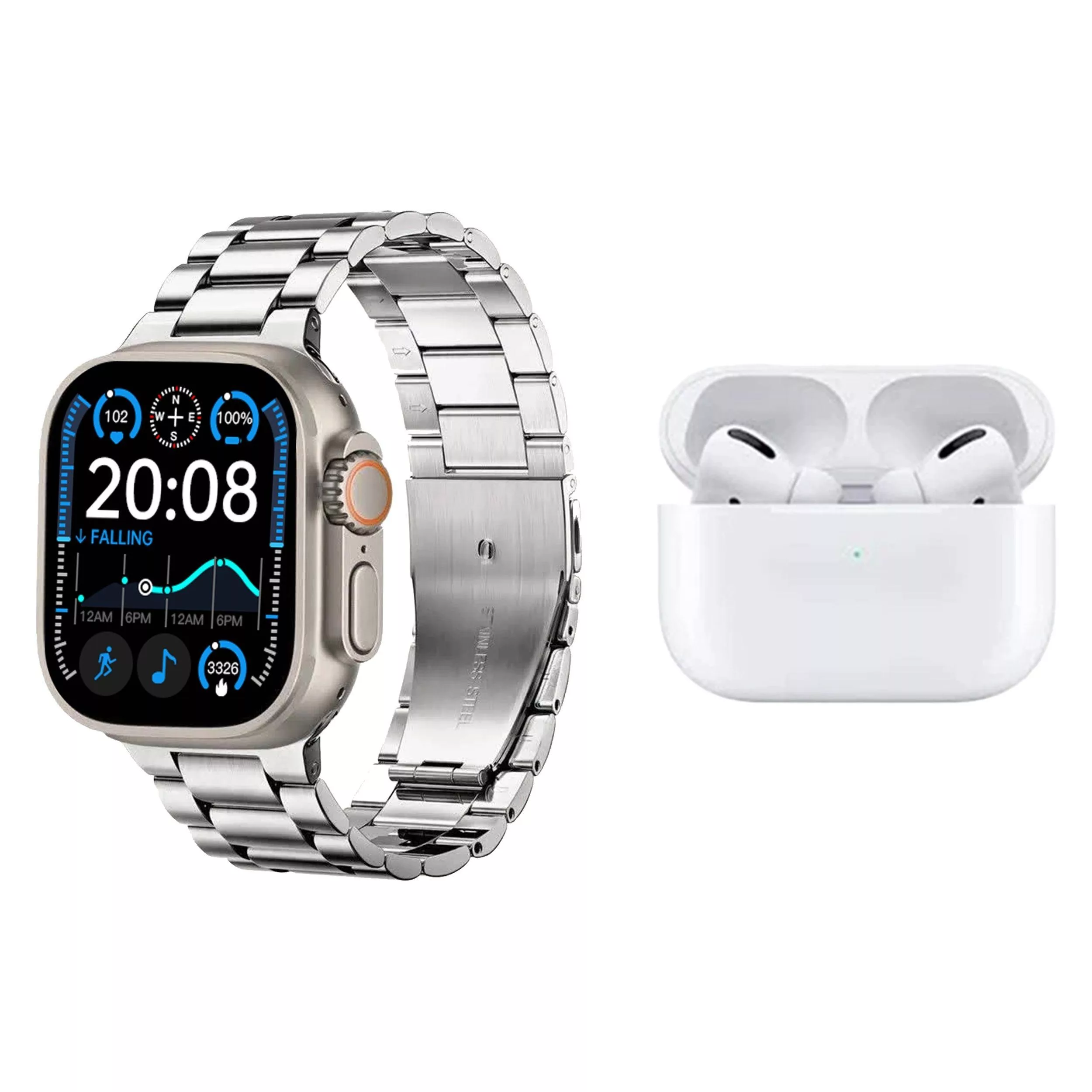 ساعت هوشمند ویسمی مدل Ultra 2 به همراه هدفون بلوتوثی