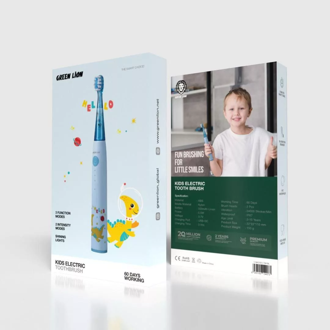 مسواک برقی گرین لاین مدل KIDS ELECTRIC