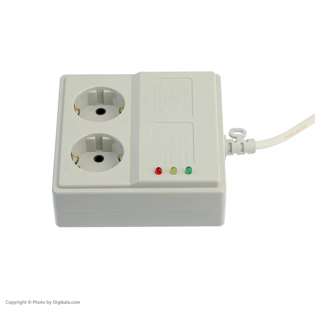 چندراهی برق و محافظ پارت الکتریک مدل PE767