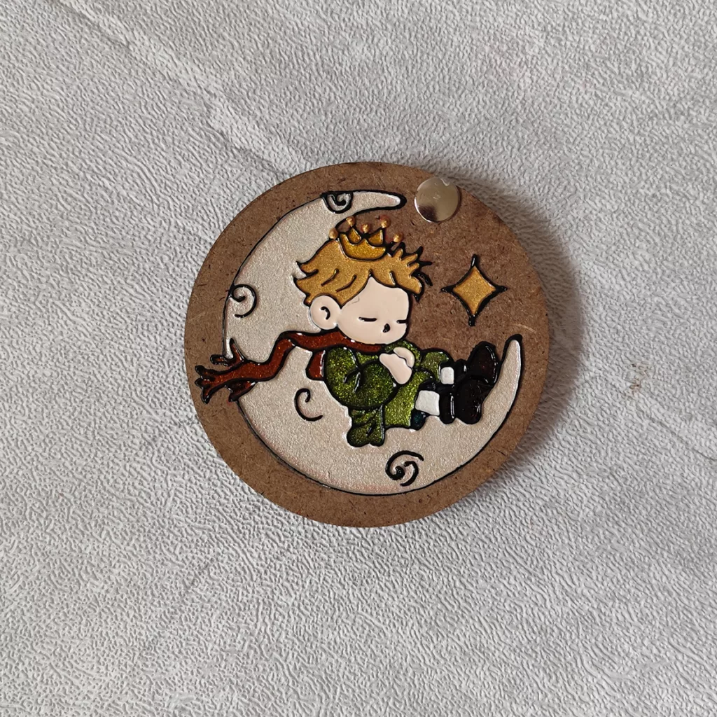 آینه آرایشی جیبی مدل شازده کوچولو