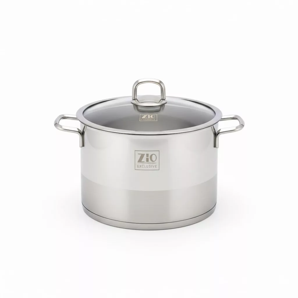 سرویس قابلمه و تابه استیل 10 پارچه بازرگانی زیو مدل ZCS-1320/5S28