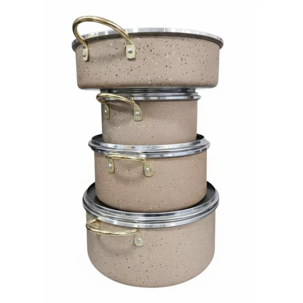 سرویس قابلمه و تابه گرانیتی 7 پارچه فرموک طرح ایفل