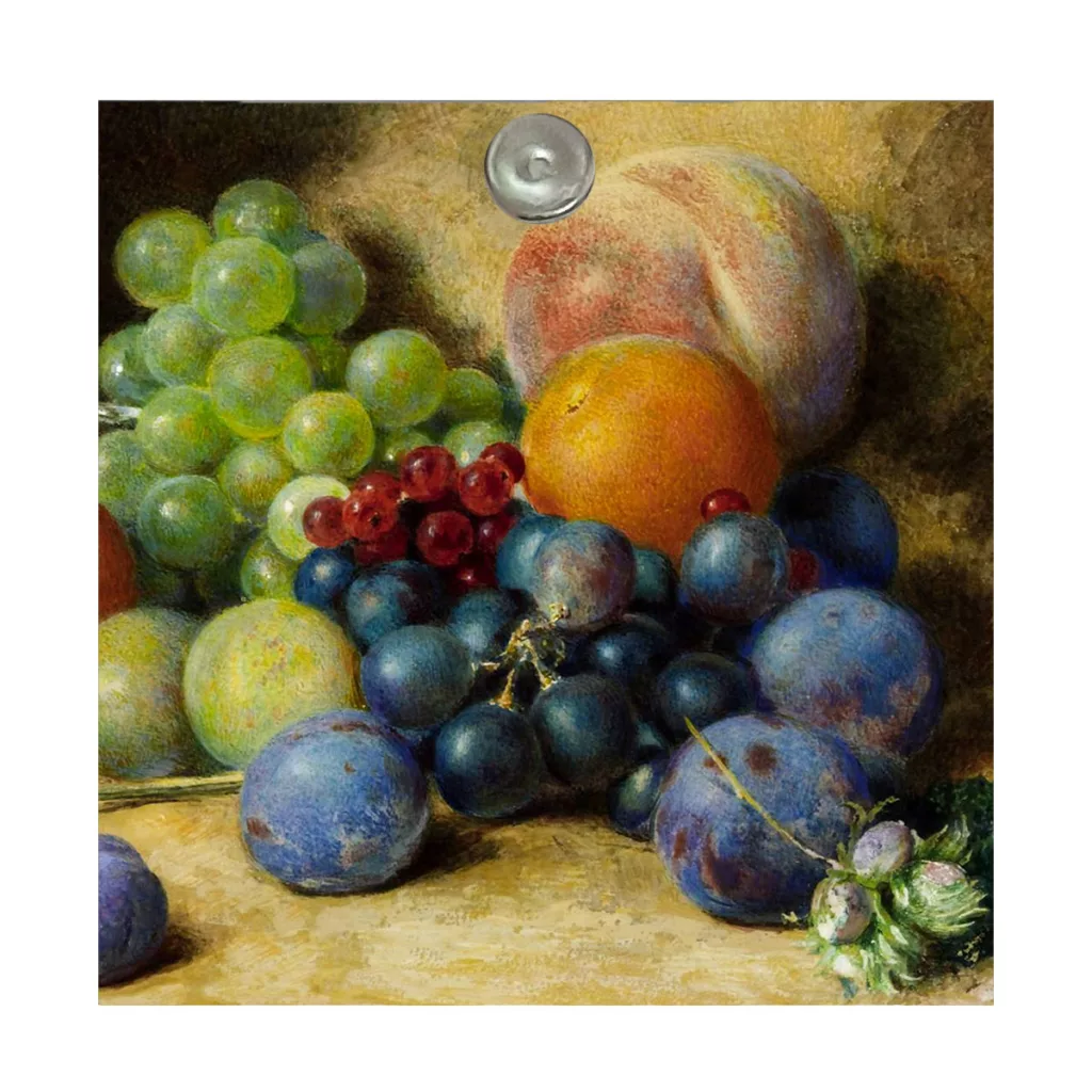 آینه آرایشی جیبی طرح نقاشی میوه مدل A165