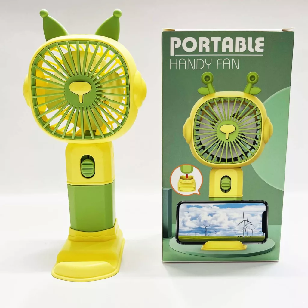 پنکه دستی مدل رباتی ظرفیت 600 میلی آمپر