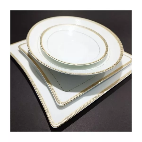 سرویس غذاخوری 97 پارچه چینی زرین ایران مدل سپینود درجه یک
