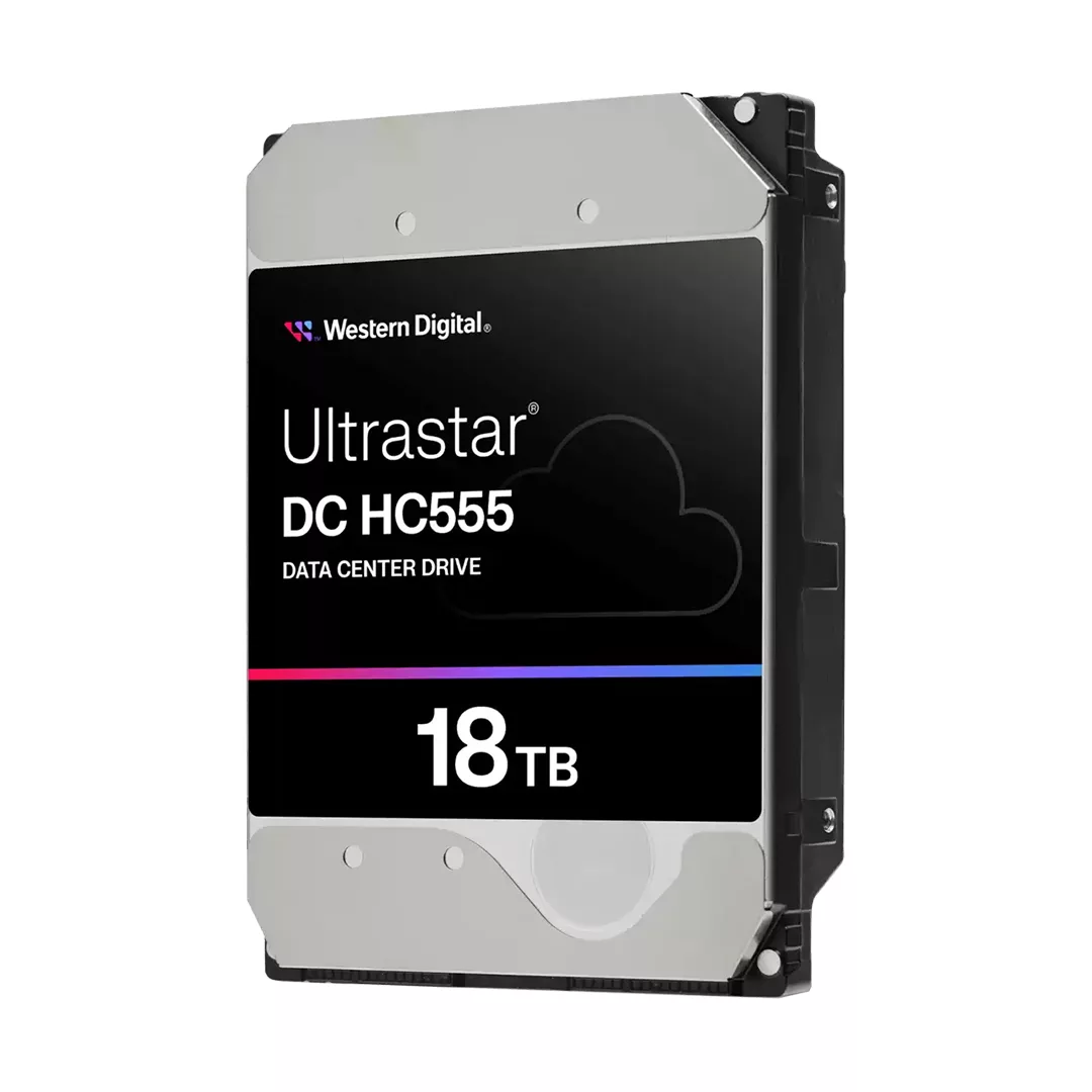 هارد دیسک اینترنال وسترن دیجیتال با رابط SATA مدل Ultrastar HC555 ظرفیت 18 ترابایت