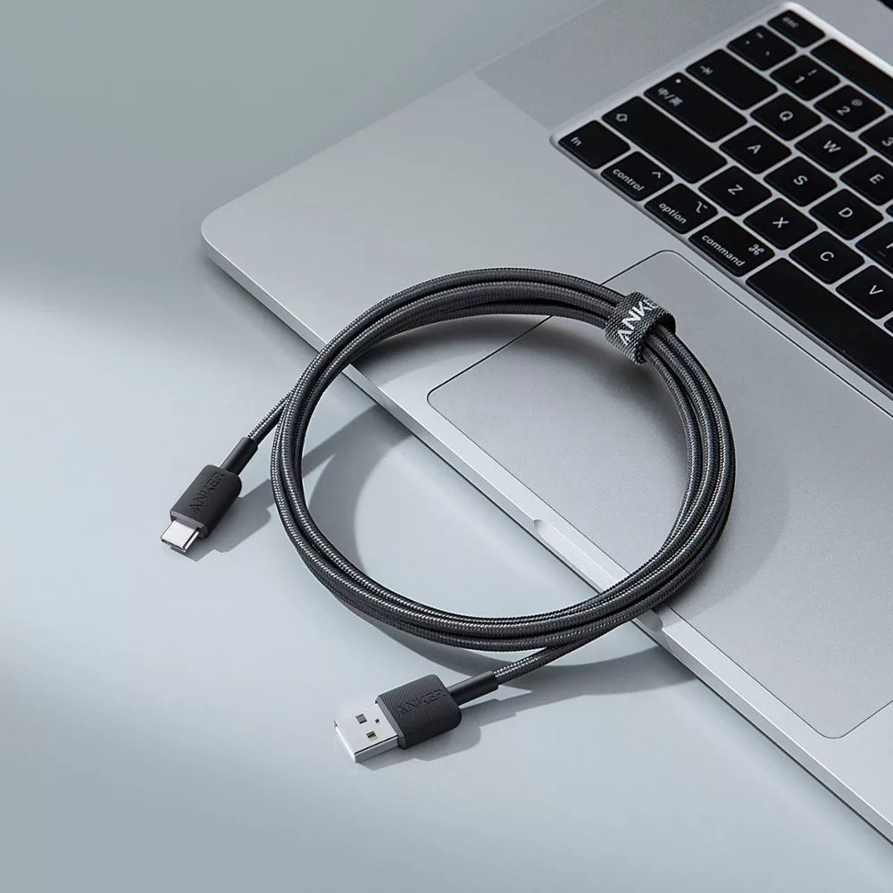کابل تبدیل USB به USB-C انکر مدل 322/A81H6 طول 1.8 متر
