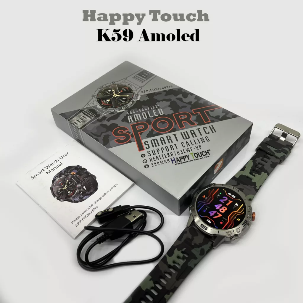 ساعت هوشمند هپی تاچ مدل K59 Amoled