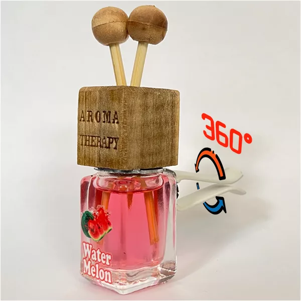 خوشبوکننده خودرو آروماتراپی مدل هندوانه کد P3WM مجموعه ۳ عددی حجم 24 میلی لیتر