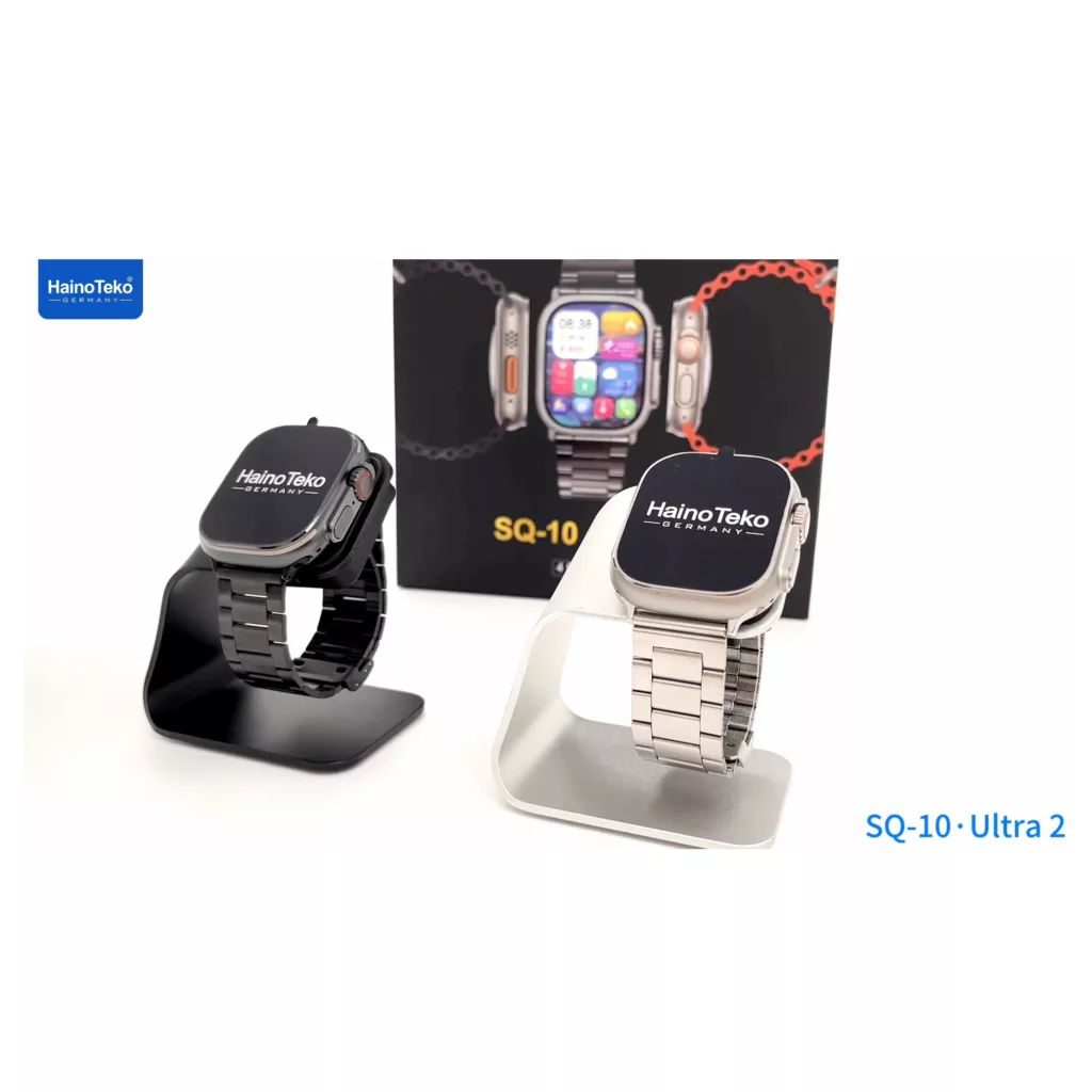 ساعت هوشمند 44 میلی متری هاینو تکو مدل APY SQ 10 ULTRA 2 SMART  بند سیلیکون