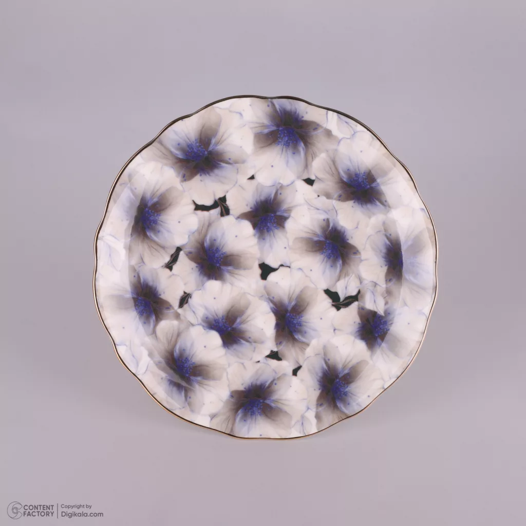سرویس غذاخوری 31 پارچه الیزابت طرح ویولت مدل ملبورن