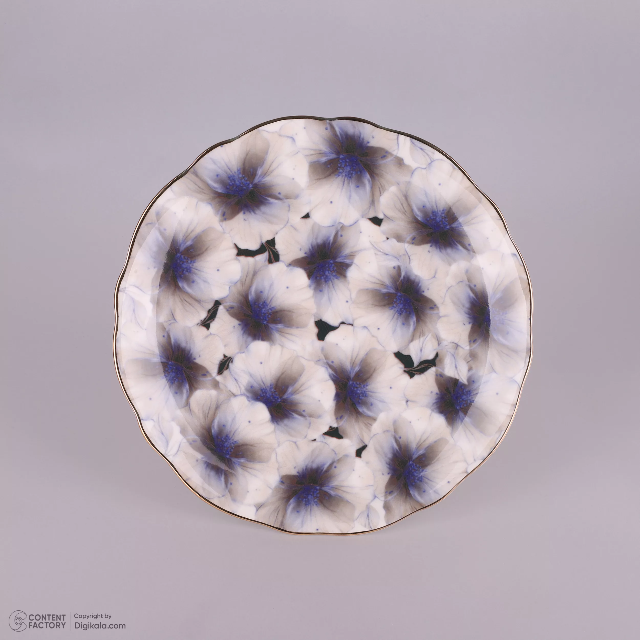 سرویس غذاخوری 31 پارچه الیزابت طرح ویولت مدل ملبورن