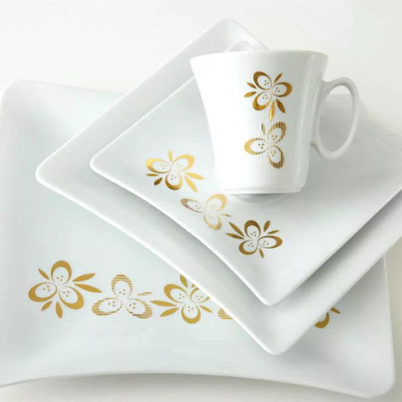 سرویس 90 پارچه چینی زرین سری وینچی مدل پریماورا درجه عالی