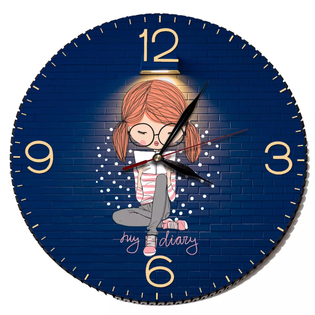 ساعت دیواری مدل دختر