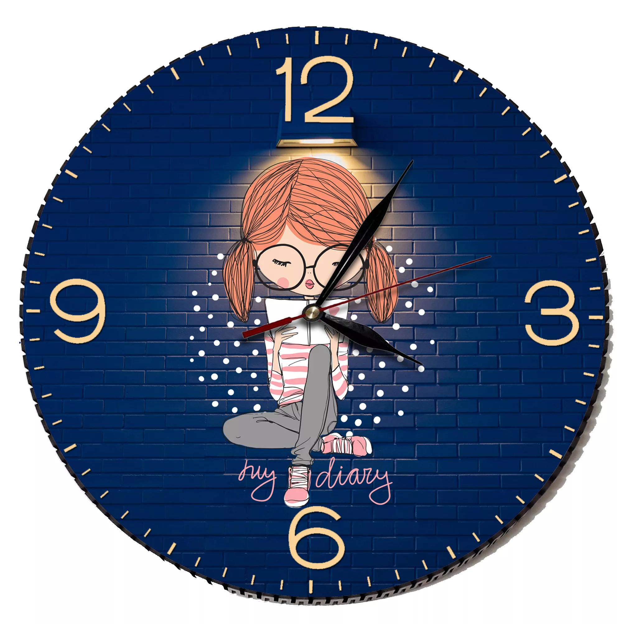 ساعت دیواری مدل دختر