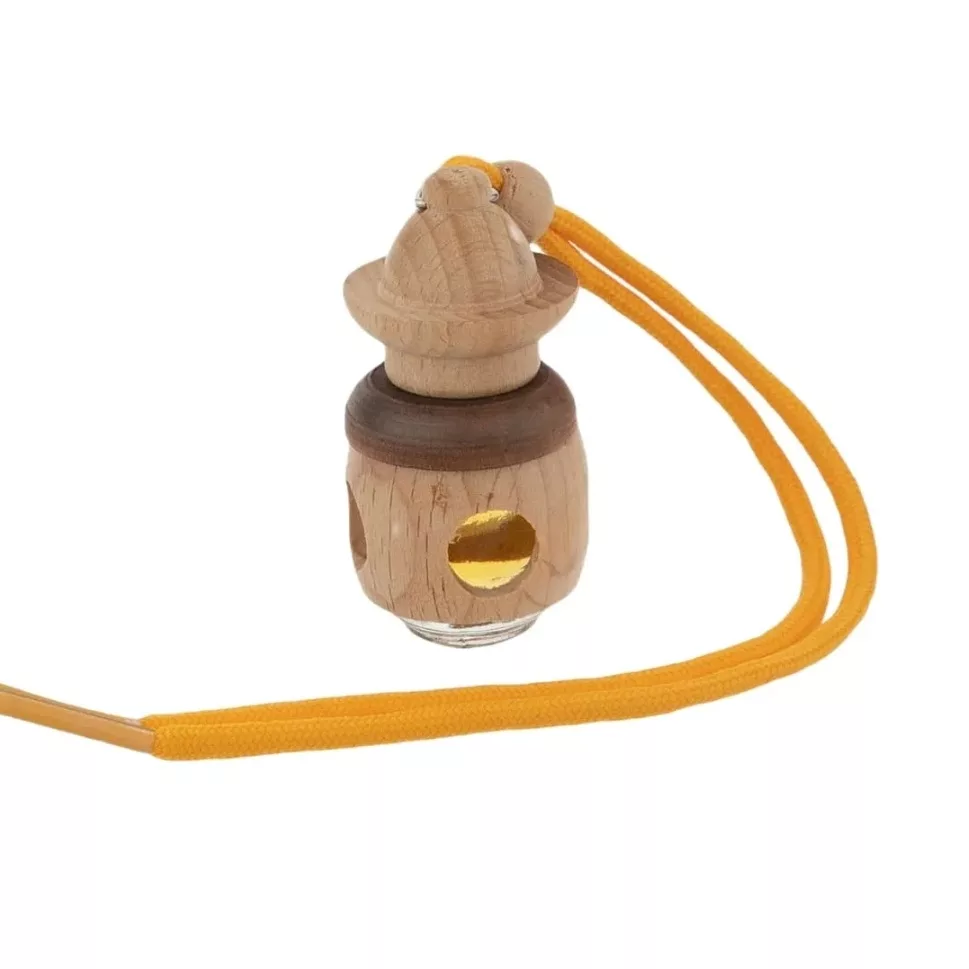 خوشبوکننده خودرو تاسوتی مدل فانوس با رایحه چوب حجم 7 میلی‌لیتر