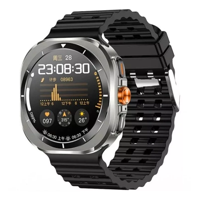 ساعت هوشمند 49 میلیمتری مدل GT88 ultra max با بند سیلیکونی