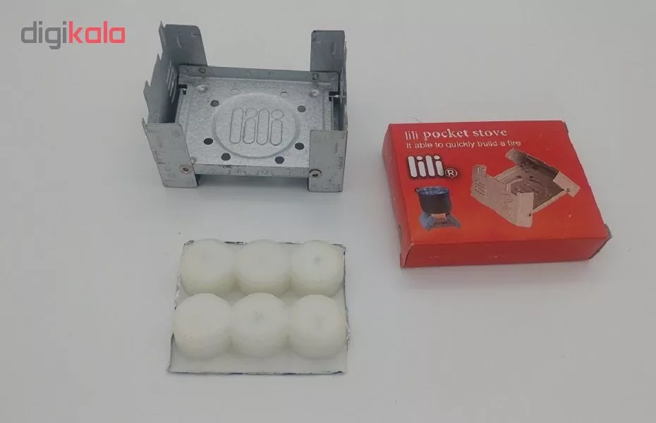 اجاق سفری لی لی مدل nad-gor به همراه قرص الکل