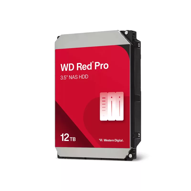 هارد دیسک اینترنال وسترن دیجیتال با رابط SATA 3.0 مدل RED PRO WD122KFBX ظرفیت 12 ترابایت