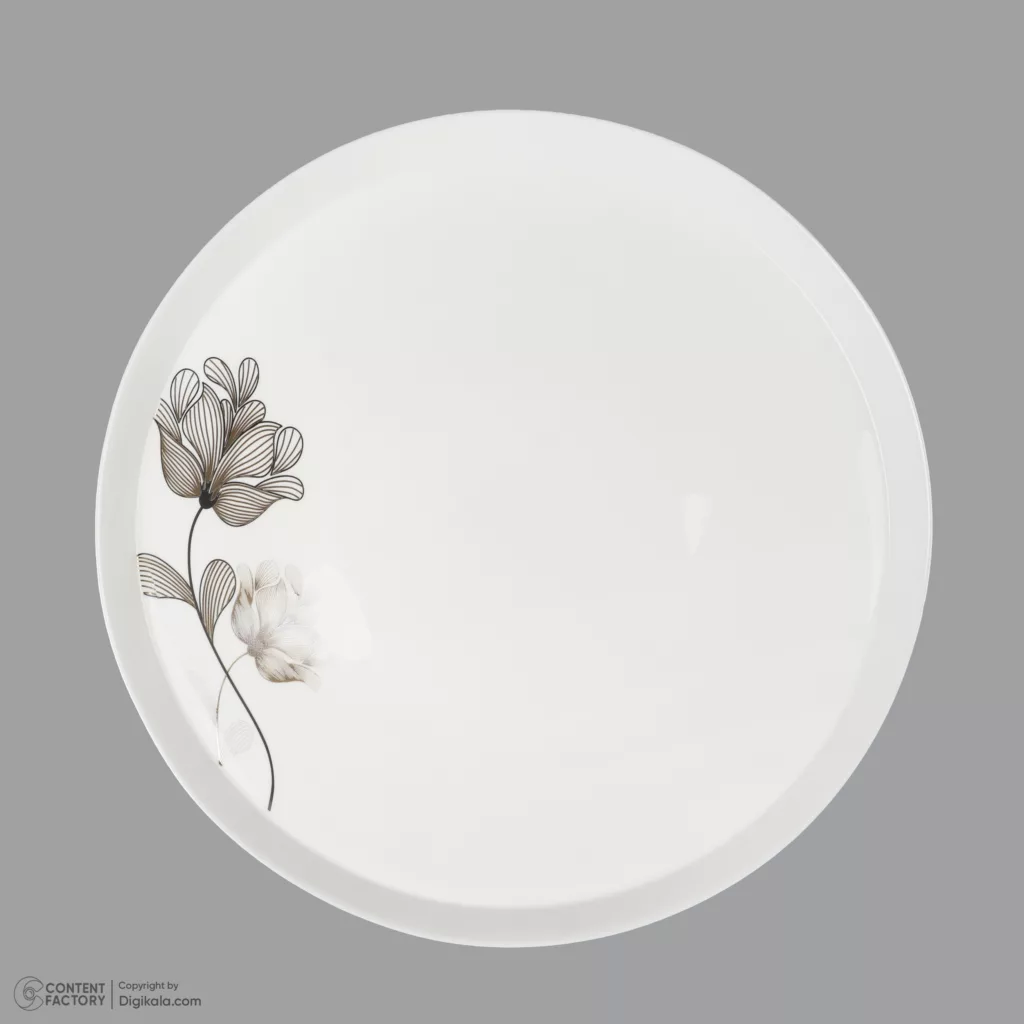 سرویس غذاخوری 26 پارچه 6 نفره گلدن اوپال مدل رزگلد قالب استراکچر